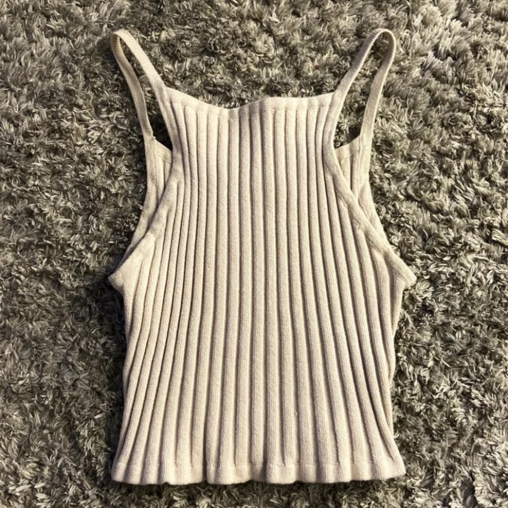 Ribbed Halter Top